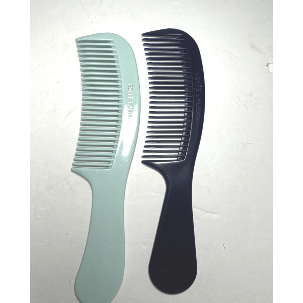 Estée Lauder‎ Combs 6.5" Lot 2 Travel Purse Pocket Blue & Turquoise